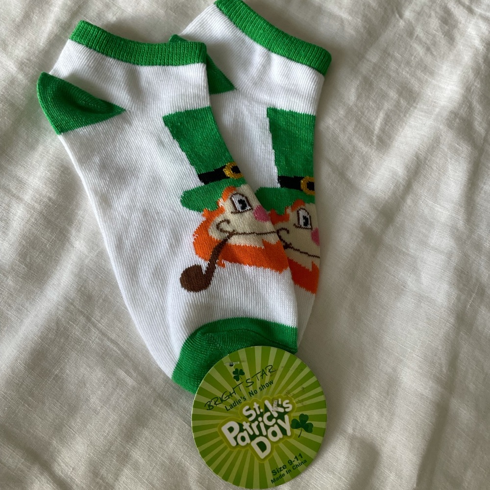 St. Patrick’s Day NWT No Show Socks - FINAL SALE